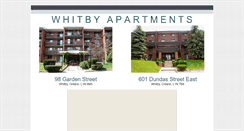 Desktop Screenshot of apartmentswhitby.com